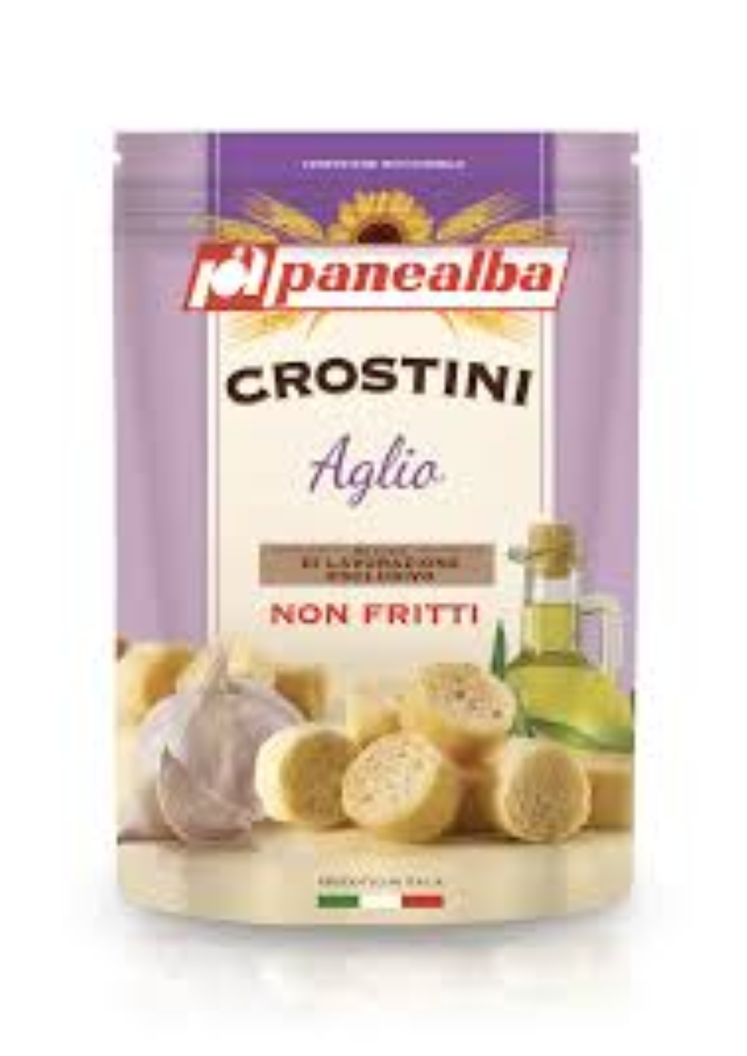 PANEALBA CROSTINI SNACK AGLIO 100